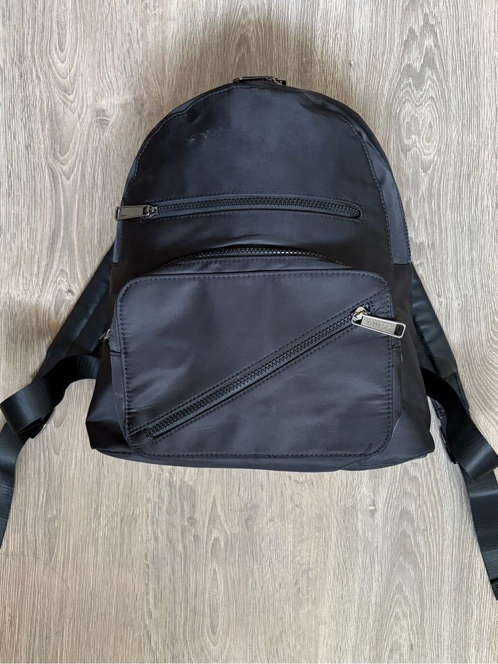 Guess Black Nylon Backpack
